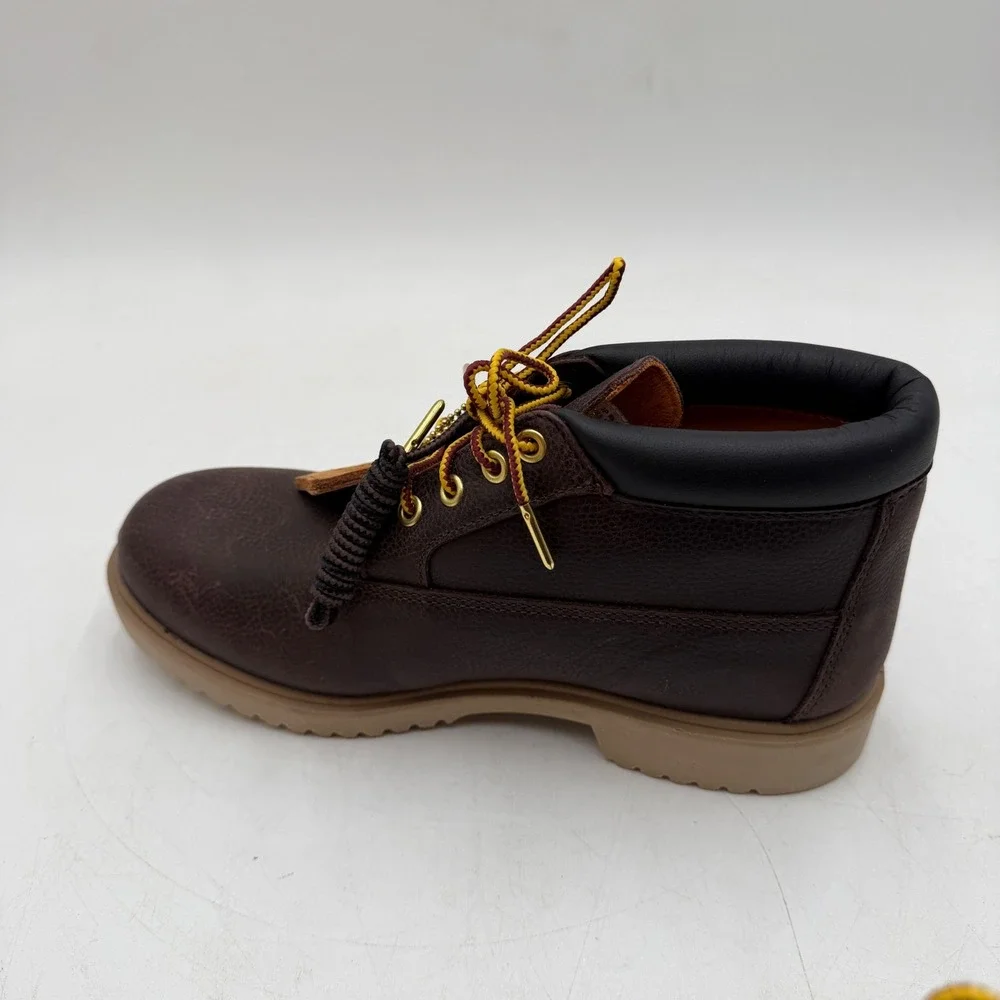 Timberland 1973 Newman Boots Mens 7.5 Brown Waterproof Leather Chukka Insulated